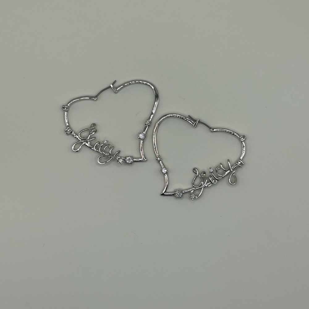 Vintage Juicy Couture Heart Earrings